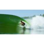Kelly Slater getting barreled at his Wave Pool